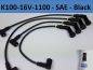 Preview: K100-4V K1100 NGK ignition wires - SAE Connector - black